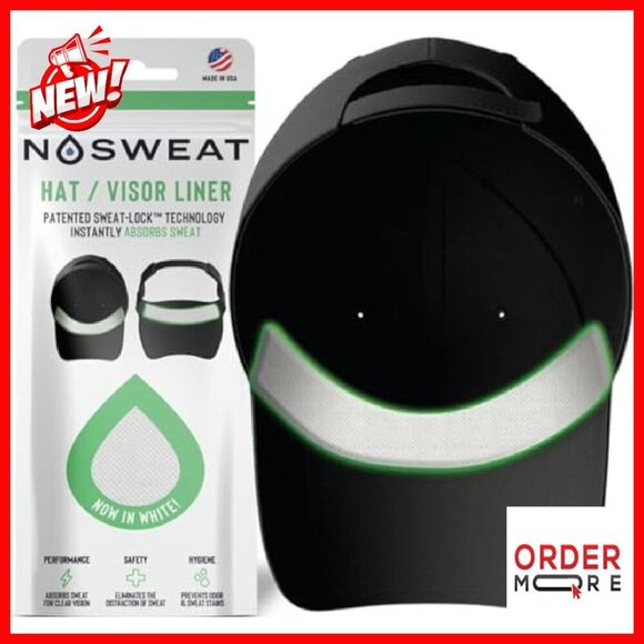 Sweat Guard Liner Hat Protector Pack - Thin Lightweight Adult Youth